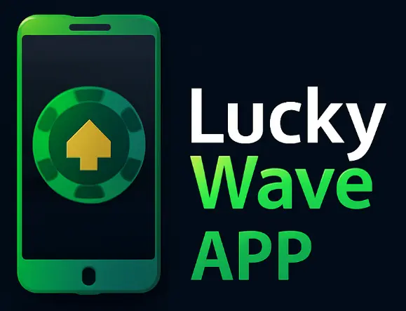 Mobile version of LuckyWave Casino app