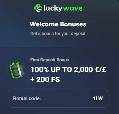 LuckyWave Casino welcome package