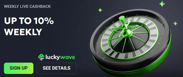 LuckyWave Casino cashback offers